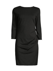 【送料無料】 ナトリ レディース ワンピース トップス Draped Stretch Ponte Minidress black