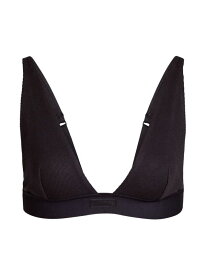 【送料無料】 スキムズ レディース ブラジャー アンダーウェア Cotton Rib Plunge Bralette soot