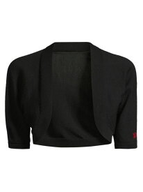 【送料無料】 フランセスバレンタイン レディース ニット・セーター アウター Lupita Merino Wool Knit Bolero black