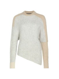 【送料無料】 プロエンザショラー レディース ニット・セーター アウター Brushed Mohair Colorblock Sweater light grey multi