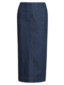 【送料無料】 ジャクエムス レディース スカート ボトムス La Jupe De Nimes Obra Maxi Skirt navy brown