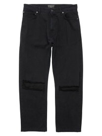 【送料無料】 バレンシアガ メンズ デニムパンツ ジーンズ ボトムス Loose Fit Buckle Jeans black