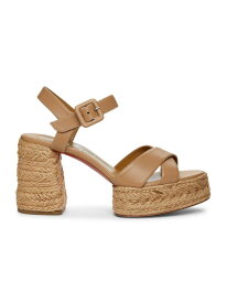 【送料無料】 クリスチャン・ルブタン レディース サンダル シューズ Calakala 70MM Nappa Leather Sandals toffeelin