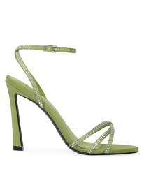 【送料無料】 ブラックスエードスタジオ レディース サンダル シューズ Serafina High Heel Satin Sandals dark citron