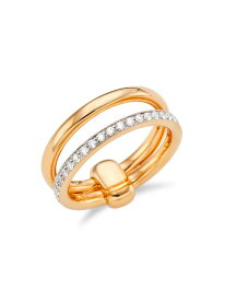 【送料無料】 ポメラート レディース リング アクセサリー Iconica 18K Rose Gold & Diamond Ring rose gold