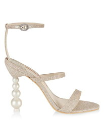 【送料無料】 ソフィアウェブスター レディース サンダル シューズ Rosalind Pearl Glitter Sculptured Heel Sandals champagne