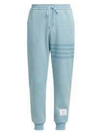 【送料無料】 トムブラウン メンズ カジュアルパンツ スウェットパンツ ボトムス 4-Bar Striped Sweatpants light blue