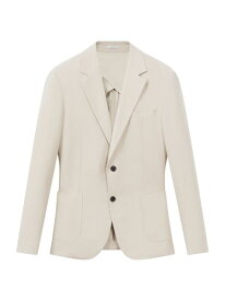 【送料無料】 レイス メンズ ジャケット・ブルゾン ブレザー アウター Grove Two-Button Blazer stone