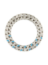 【送料無料】 ジバンシー レディース ネックレス・チョーカー・ペンダントトップ アクセサリー Medium G Chain Necklace In Metal And Resin turquoise