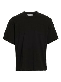 【送料無料】 サカイ メンズ Tシャツ トップス Cotton Crewneck T-Shirt black