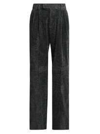【送料無料】 アミリ メンズ カジュアルパンツ ボトムス Double-Pleated Shimmer Pants dark grey