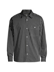 【送料無料】 カーハート メンズ シャツ トップス Ligety Striped Cotton Button-Front Shirt ligety stripe black wax