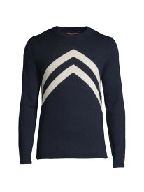 【送料無料】 パーフェクトモーメント メンズ ニット・セーター アウター Chevron Stripe Crewneck Sweater navy