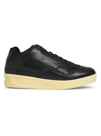 【送料無料】 ジル・サンダー メンズ スニーカー シューズ Z Leather Platform Low-Top Sneakers black ecru