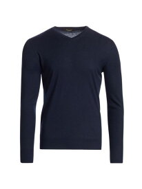 【送料無料】 ロロピアーナ メンズ ニット・セーター アウター Cashmere V-Neck Sweater blue