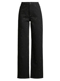 【送料無料】 コビーハルペリン レディース デニムパンツ ジーンズ ボトムス Kendall Rhinestone Jeans black