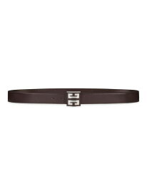 【送料無料】 ジバンシー メンズ ベルト アクセサリー 4G Reversible Belt In 4G Classic Leather dark brown