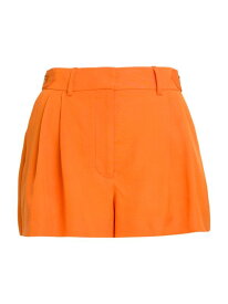 【送料無料】 ステラマッカートニー レディース ハーフパンツ・ショーツ ボトムス Tailored Pleated Mid-Rise Shorts bright orange
