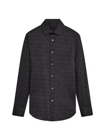 【送料無料】 ブガッチ メンズ シャツ トップス Ooohcotton Tech James Long-Sleeve Shirt black