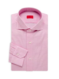 【送料無料】 イザイア メンズ シャツ トップス Mix Dress Shirt pink