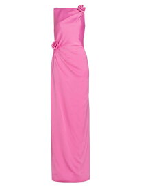 【送料無料】 モニーク ルイリエ レディース ワンピース トップス Leela Crepe Maxi Dress rose pink