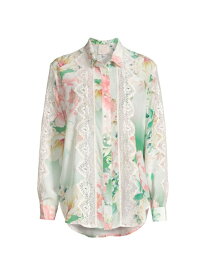 【送料無料】 ジョニーワズ レディース シャツ トップス Ruksana Floral Silk Shirt multi