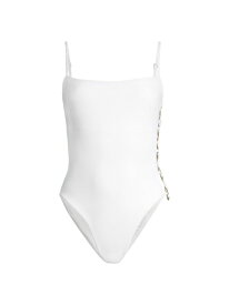 【送料無料】 ミリー レディース ワンピース トップス Ringside One-Piece Swimsuit white