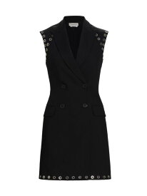 【送料無料】 アレキサンダー・マックイーン レディース ワンピース トップス Sartorial Sleeveless Wool Minidress black