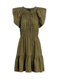 【送料無料】 ジョーズジーンズ レディース ワンピース トップス Athena Elasticized Cotton Dress burnt olive