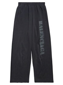 【送料無料】 バレンシアガ メンズ カジュアルパンツ スウェットパンツ ボトムス Stencil Type Baggy Sweatpants black