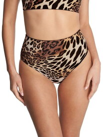 【送料無料】 ナトリ レディース ボトムスのみ 水着 Riviera Reversible High Rise Bikini Bottom luxe leopard black