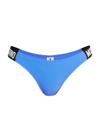 【送料無料】 モスキーノ レディース ボトムスのみ 水着 Donna Logo-Detailed Bikini Bottom blue