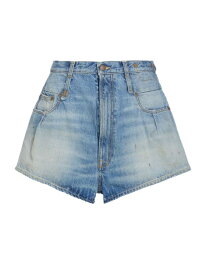 【送料無料】 アールサーティーン レディース ハーフパンツ・ショーツ ボトムス Double Belt Loop Venti Denim Shorts turner blue