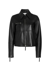 【送料無料】 プロエンザ スクーラー レディース ジャケット・ブルゾン アウター Annabel Leather Zip Jacket black