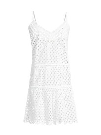 【送料無料】 レイミー ブルック レディース ワンピース トップス Marg Cotton Tiered Minidress white eyelet