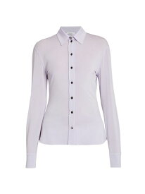 【送料無料】 フェラガモ レディース シャツ トップス Stretch Jersey Shirt lavender