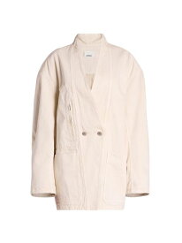 【送料無料】 イザベル マラン レディース ワンピース トップス Ikena Double-Breasted Blazer Minidress ecru