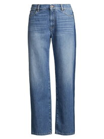 【送料無料】 ウィークエンド マックスマーラ レディース デニムパンツ ジーンズ ボトムス Katai Low-Rise Straight-Leg Cropped Jeans navy medium