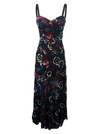 【送料無料】 ドレスザポプレーション レディース ワンピース トップス Anabel Sequin Mesh Maxi Dress black multi