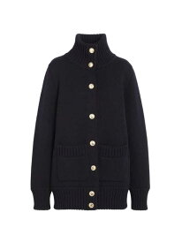 【送料無料】 バリー レディース ジャケット・ブルゾン アウター Barrie x Sofia Coppola Cashmere & Wool-Blend Jacket blue