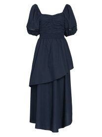 【送料無料】 レイミー ブルック レディース ワンピース トップス Persephone Puff-Sleeve Midi-Dress spring navy