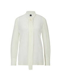 【送料無料】 ボス レディース シャツ ブラウス トップス Relaxed-Fit Blouse natural