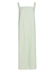 【送料無料】 ルルスタジオ レディース ワンピース トップス Cotton Poplin Sleeveless Midi-Dress powder green