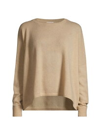 【送料無料】 ミニーローズ レディース ニット・セーター アウター Cashmere Crewneck Sweater brown sugar