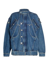 【送料無料】 フレーム レディース ジャケット・ブルゾン アウター The MC Oversized Denim Jacket pond