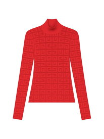 【送料無料】 ジバンシー レディース ニット・セーター アウター Lace Monogram Sweater red