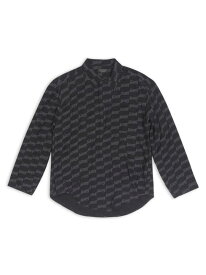 【送料無料】 バレンシアガ レディース シャツ トップス BB Monogram Minimal Shirt black grey