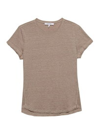 【送料無料】 フレーム レディース Tシャツ トップス Easy True Organic Linen T-Shirt blush