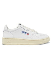 【送料無料】 オートリ― レディース スニーカー シューズ Medalist Leather Low-Top Sneakers white