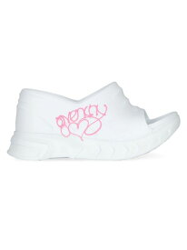 【送料無料】 ジバンシー レディース サンダル シューズ Marshmallow Wedge Sandals in Rubber white